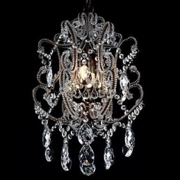 Moderne kroonluchter ontwerp vintage kroonluchter loft kristal licht armatuur lustre hanglamp