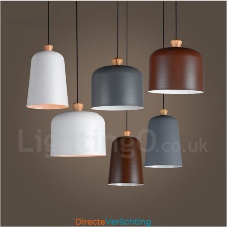 Moderne, eigentijdse hanglamp met 1 lichtbron van aluminiumlegering en aluminiumlegeringskap Moderne, eigentijdse hanglamp met 1 lichtbron van aluminiumlegering en aluminiumlegeringskap