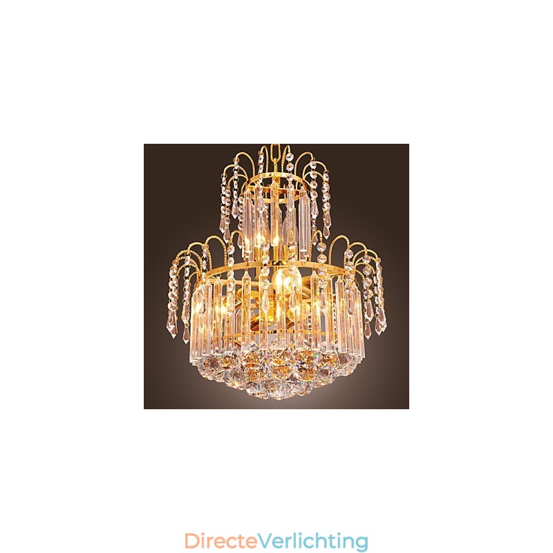 Luxe kristallen kroonluchter met 7 lampen