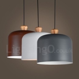 Moderne, eigentijdse hanglamp met 1 lichtbron van aluminiumlegering en aluminiumlegeringskap