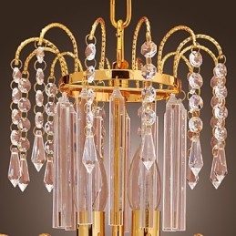 Luxe kristallen kroonluchter met 7 lampen