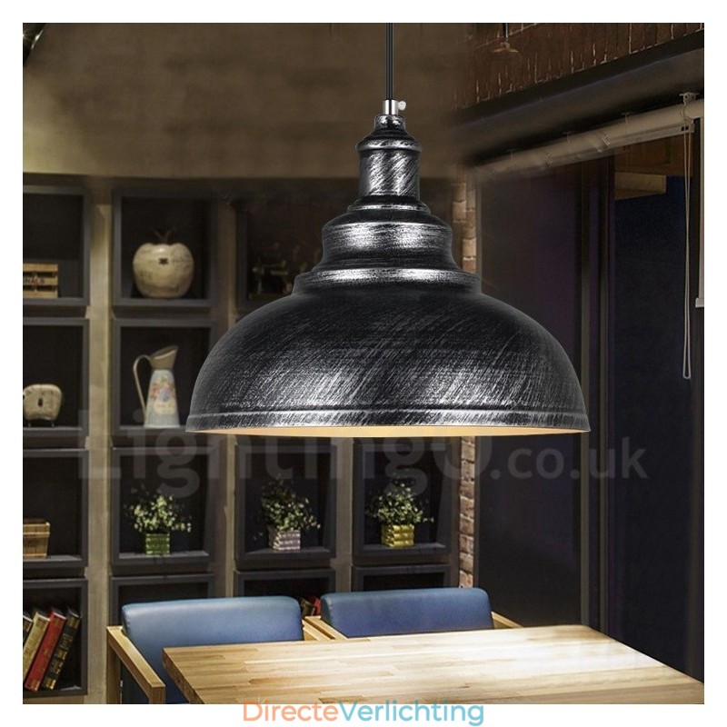 Moderne, eigentijdse hanglamp met 1 lichtbron van aluminiumlegering en aluminiumlegeringskap