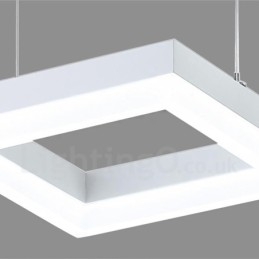Moderne, eigentijdse hanglamp van aluminiumlegering met 6 lampen en acryl kap