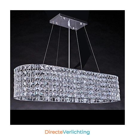 Moderne eigentijdse chromen kristallen kroonluchter Moderne eigentijdse chromen kristallen kroonluchter