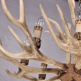 8-lichts landelijke rustieke Scandinavische moderne eigentijdse kroonluchter