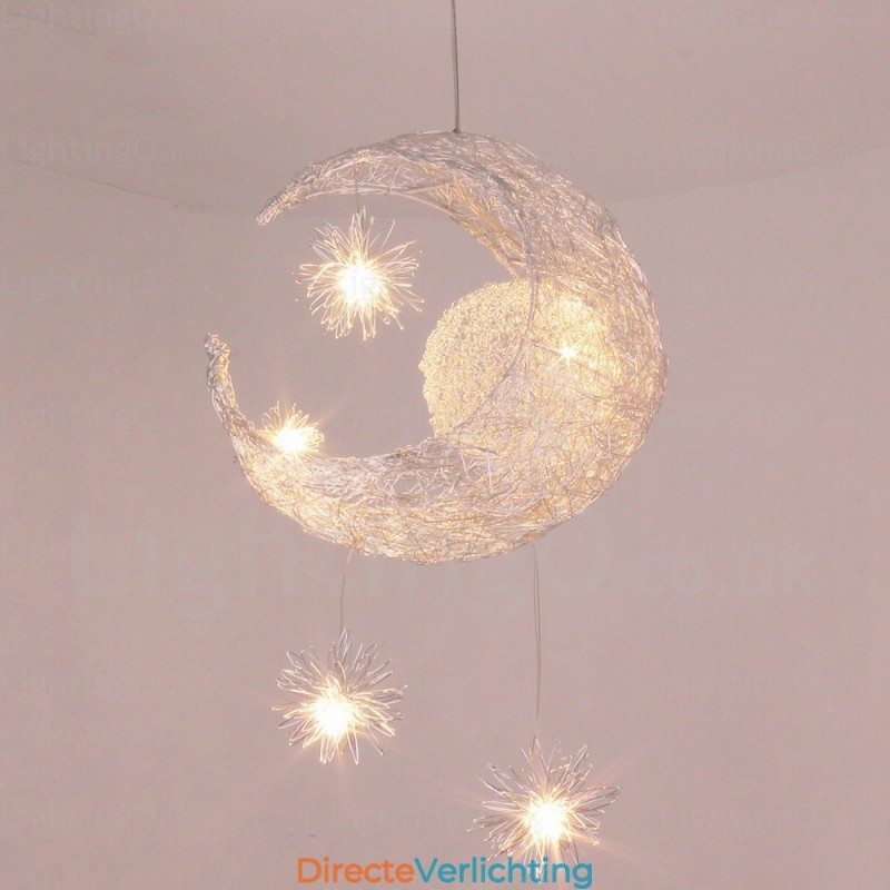 5-lichts moderne, eigentijdse hanglamp