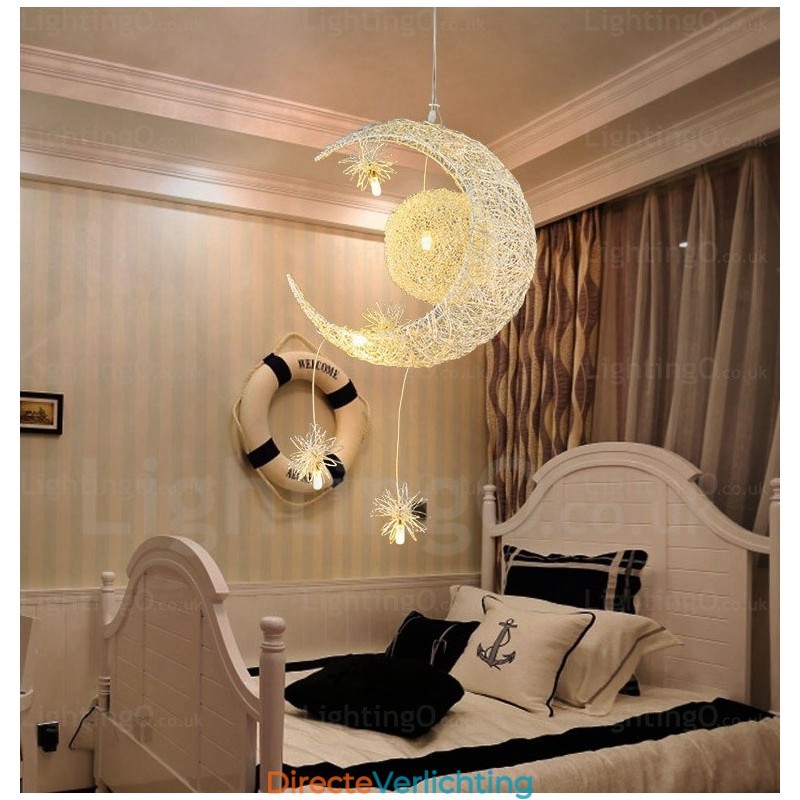 5-lichts moderne, eigentijdse hanglamp