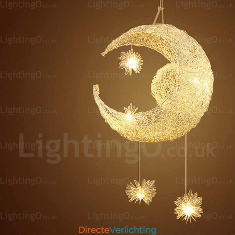 5-lichts moderne, eigentijdse hanglamp