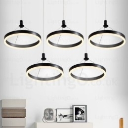 1-lichts moderne, eigentijdse hanglamp met acryl kap