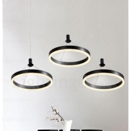 1-lichts moderne, eigentijdse hanglamp met acryl kap