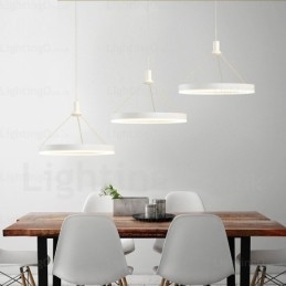 1-lichts moderne, eigentijdse hanglamp met acryl kap