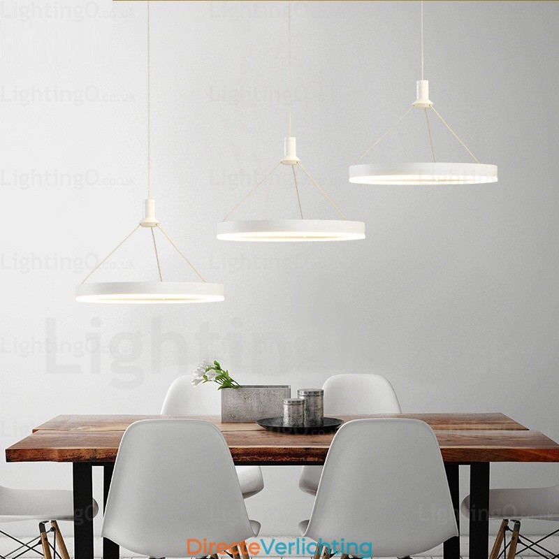 1-lichts moderne, eigentijdse hanglamp met acryl kap