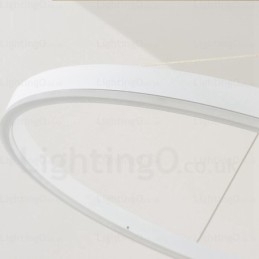 1-lichts moderne, eigentijdse hanglamp met acryl kap