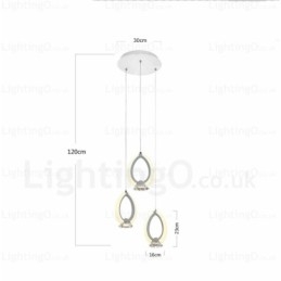1-lichts moderne, eigentijdse hanglamp met kristallen kap