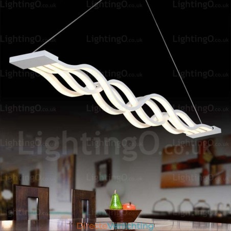1-lichts moderne, eigentijdse hanglamp met acryl kap 1-lichts moderne, eigentijdse hanglamp met acryl kap