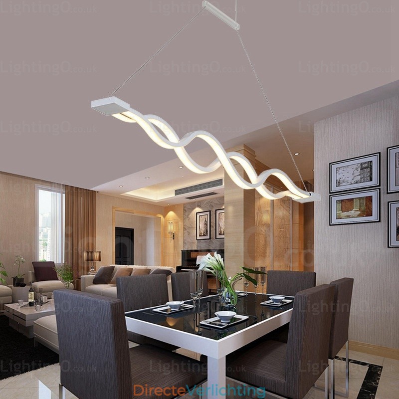 1-lichts moderne, eigentijdse hanglamp met acryl kap