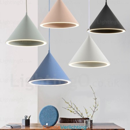 1-lichts moderne, eigentijdse Scandinavische hanglamp met acryl kap 1-lichts moderne, eigentijdse Scandinavische hanglamp met acryl kap