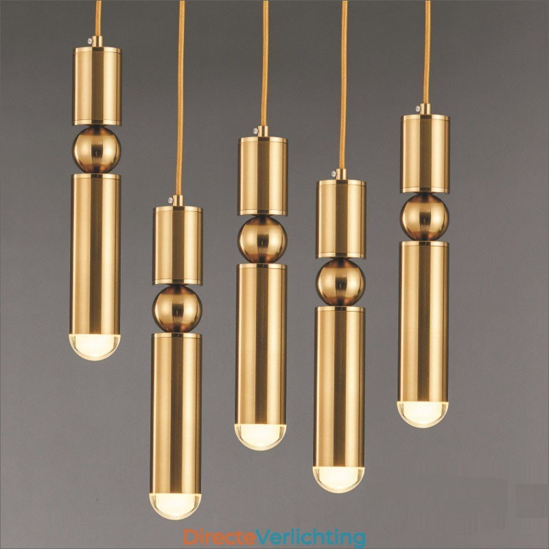 1-lichts moderne, eigentijdse hanglamp met acryl kap