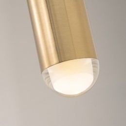 1-lichts moderne, eigentijdse hanglamp met acryl kap