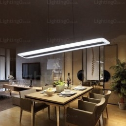 1-lichts moderne, eigentijdse hanglamp met acryl kap