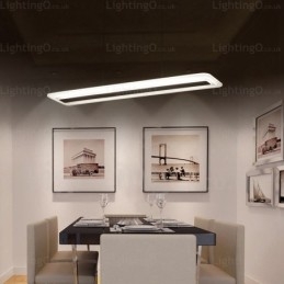 1-lichts moderne, eigentijdse hanglamp met acryl kap