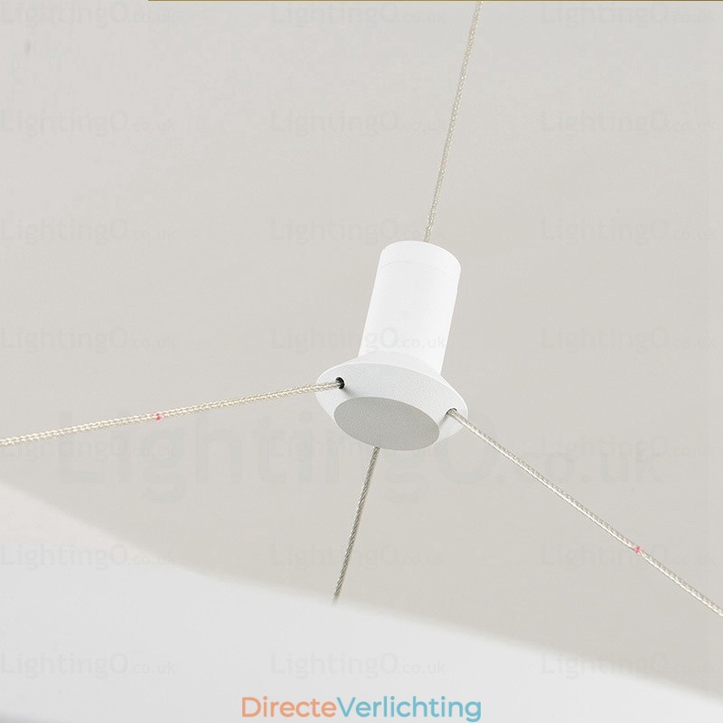 2-lichts moderne, eigentijdse hanglamp met acryl kap