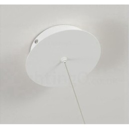 2-lichts moderne, eigentijdse hanglamp met acryl kap