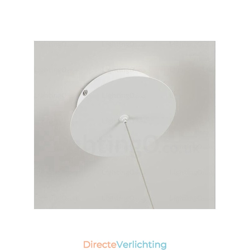 2-lichts moderne, eigentijdse hanglamp met acryl kap