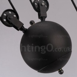 2-lichts moderne, eigentijdse hanglamp met glazen kap