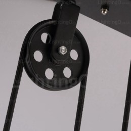 2-lichts moderne, eigentijdse hanglamp met glazen kap