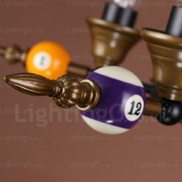 4-lichts landelijke rustieke vintage retro hanglamp