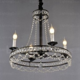 4-lichts landelijke rustieke hanglamp