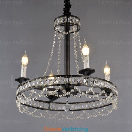 4-lichts landelijke rustieke hanglamp 4-lichts landelijke rustieke hanglamp