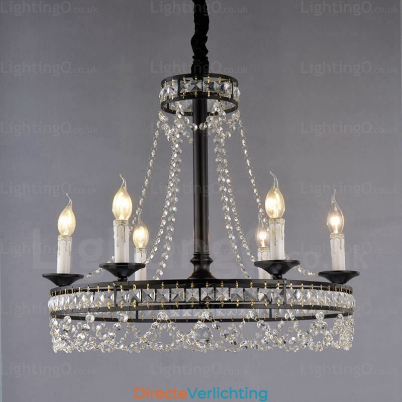 4-lichts landelijke rustieke hanglamp