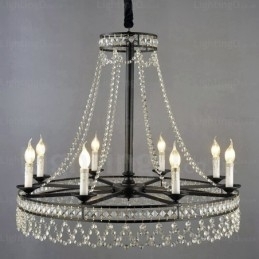 4-lichts landelijke rustieke hanglamp