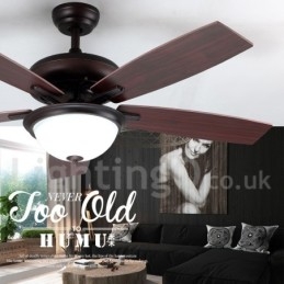 52" Country Retro Rustieke Lodge Vintage Plafondventilator