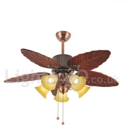 48" Country Retro Rustieke Lodge Vintage Plafondventilator