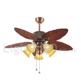 48" Country Retro Rustieke Lodge Vintage Plafondventilator