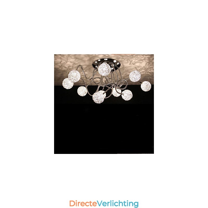 Eenvoudige ijzeren plafond ronde ijzeren creatieve lamp lamp aluminium draad lamp