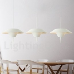 Moderne, eigentijdse hanglamp van staal