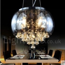 Moderne eigentijdse kristallen verlichting winkel hanglamp