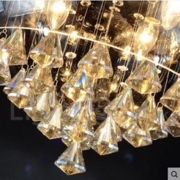 Moderne eigentijdse kristallen verlichting winkel hanglamp