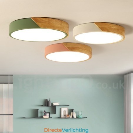 Moderne eigentijdse stalen houten verlichting plafondlamp Moderne eigentijdse stalen houten verlichting plafondlamp