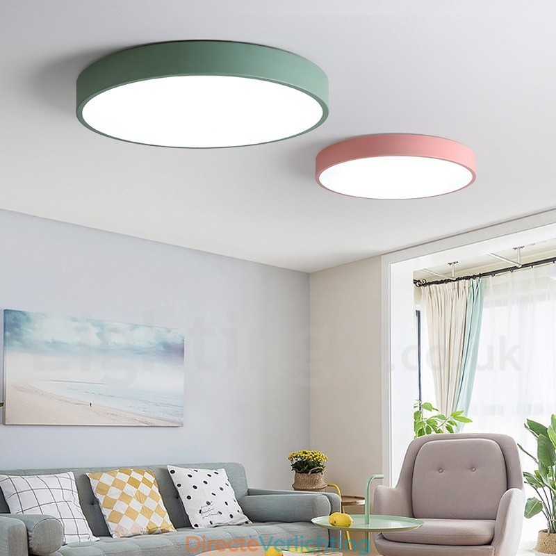 Multi Colours Modern Hedendaagse Stalen Verlichting Plafondlamp