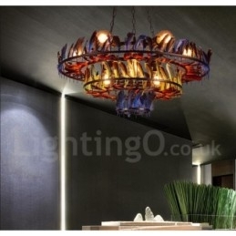 Retro Stalen Verlichting Winkel Hangende Kroonluchter Licht