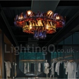 Retro Stalen Verlichting Winkel Hangende Kroonluchter Licht