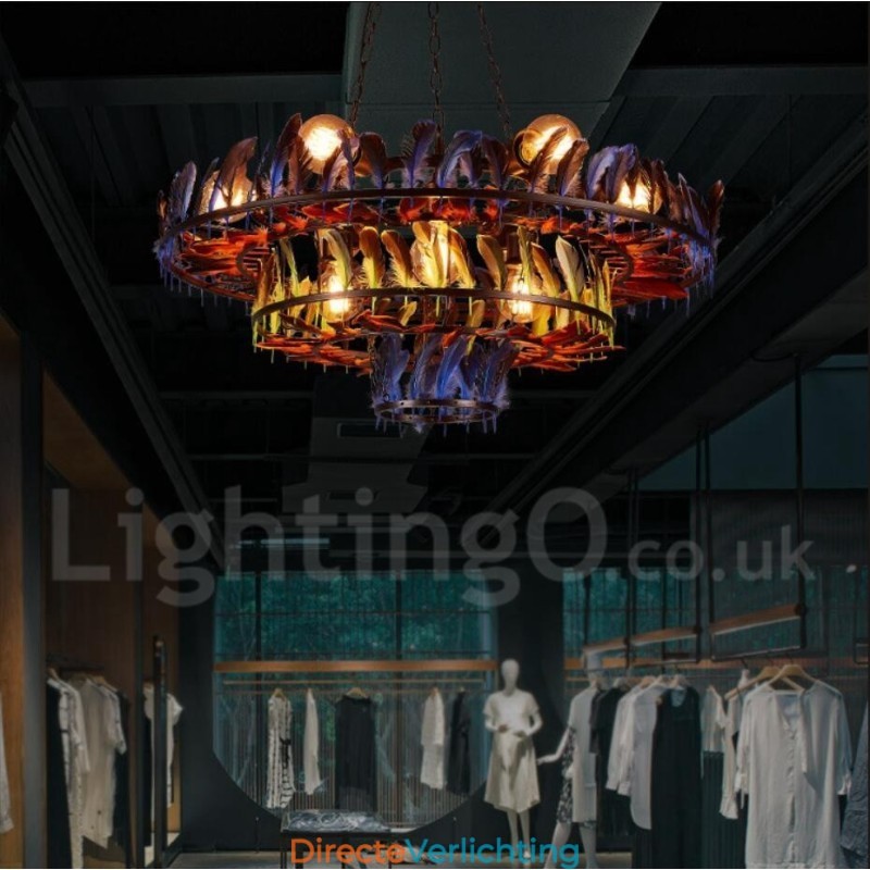 Retro Stalen Verlichting Winkel Hangende Kroonluchter Licht