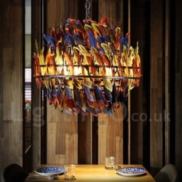 Retro Stalen Verlichting Winkel Hangende Kroonluchter Licht