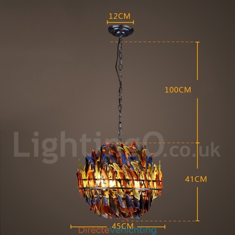Retro Stalen Verlichting Winkel Hangende Kroonluchter Licht