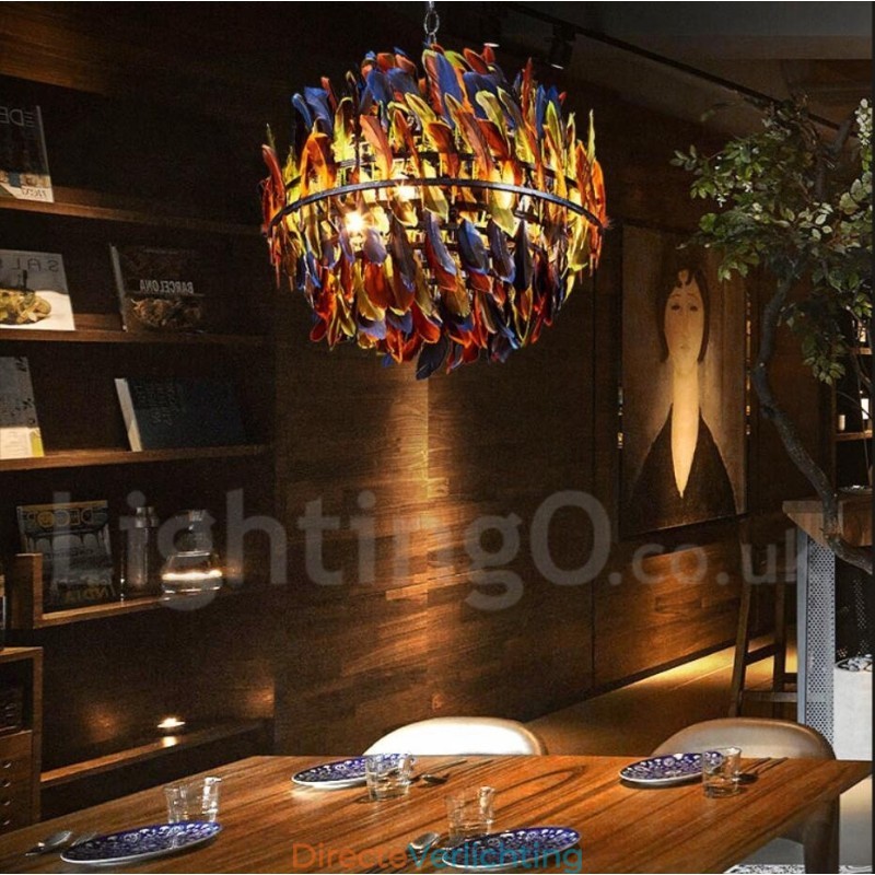 Retro Stalen Verlichting Winkel Hangende Kroonluchter Licht
